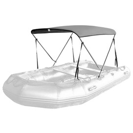Seamander Inflatable Boat Bimini Tops,Rib Canopy Boat Top Cover 1.5mm Thickness Aluminum Tube with Mounting Hardwares