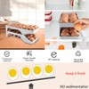 Automatic Egg Dispenser for Fridge - Double Tier Rolling Egg