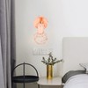 Swing Arm Wall Lamp 350 Degree Rotary Cage Shade Iron
