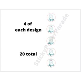 Homemade Dentist Appointment Planner Stickers #92 / Planner Stickers / Journal Stickers