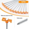 Tent Pegs, AVOFOREST Pegs, Sturdy, Camping Tent Accessories, Long and