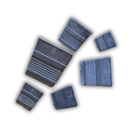 ABAZO Set of 5 Wedge for Axes Handle and Hammers Wooden Wedge Splitting Wedge Wood Splitter Splitting Hammer Splitting for Wood Garden (Wedge No. 3# 2 Pieces)