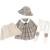 SLINX Baby Boys Girls One-Piece Romper Formal Hat Included, Long