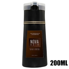 【EXPRESS】Nova Hair Dye Shampoo,Nova Hair Instant Dye Shampoo,Hair Color Shampoo for Hair black hair christmas 2024 ornament hair Haircare Moisture - color,: Dark brown
