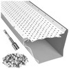 LeafTek Gutter Guards for Leaves 5" x 32' White –
