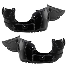 TRQ TRQ Front Inner Fender Liner Set Compatible with 2010-2011 Mazda 3 MA1248138 MA1249138