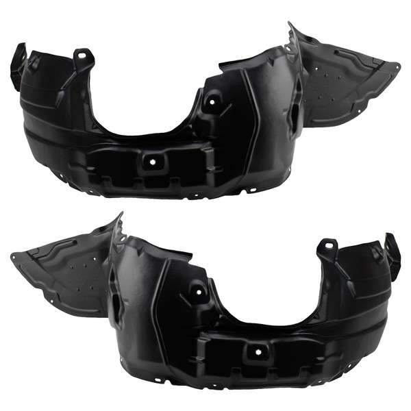 TRQ TRQ Front Inner Fender Liner Set Compatible with 2010-2011