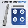 Dolenor Ground Rod Driver SDS-Hex Demolition Jack Hammer,Hammer Drill Rod