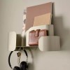 IKEA FAGNING Wall organizer with hooks, light beige-green 805.541.43 New