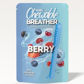 New Fix-Habit Aromatherapy Natural  Breather with Essential Oils for on the Go Relaxation - Minty Flavor:_Berry