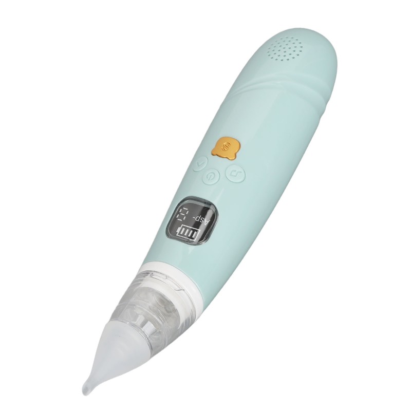 Electronic Infant Nose Aspirator Adjustable Suction Level Music Light Soothe