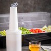 Restaurantware 1 qt Plastic Quick Pour Storage Container Bottle -
