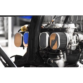 DKMOTORK 52mm 53mm 54mm Pod Air Filter For Motorcycle Honda CB750 Yamaha XS650