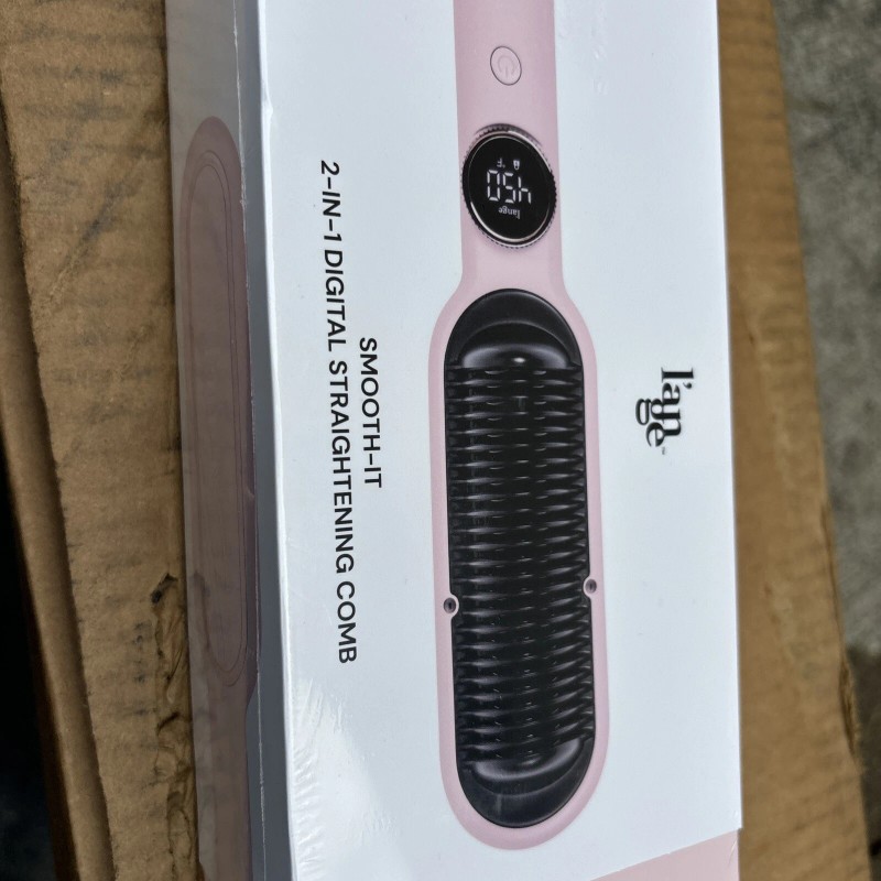 Lange L’ange Smooth-It 2 in 1 Digital Straightening Comb-Brand New