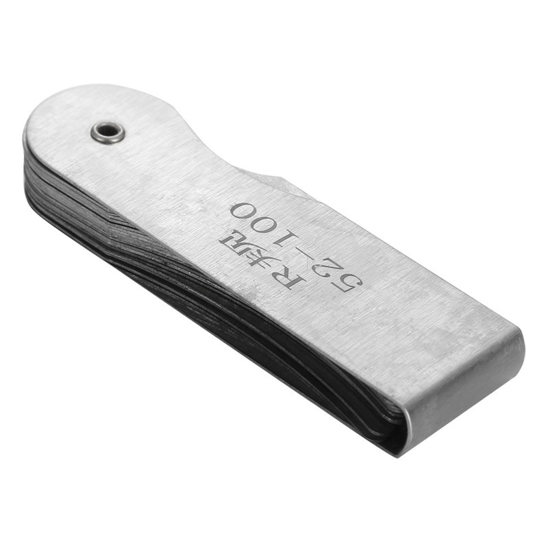Stainless Steel Radius Fillet Gauge External Internal Concave Convex Measuring