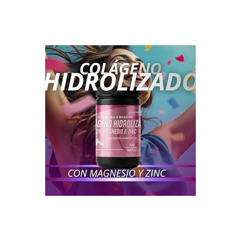 IsaaQuim Suplemento Alimenticio de Colágeno Hidrolizado
