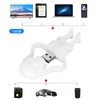 Cartoon U Disk White Skull Appearance High Speed Bulk Storage