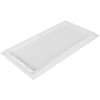 HVAC OV 10 x 20 Inch White Rectangular Metal Plumbing