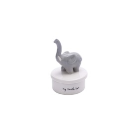 CGB Giftware | Baby Elephant Tooth Box | Tooth Organiser | Nursery Decor | My First Tooth | GB04521