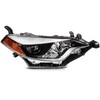 LSAILON LED Projector Headlights Fit For Toyota Corolla 2014-2016 Black