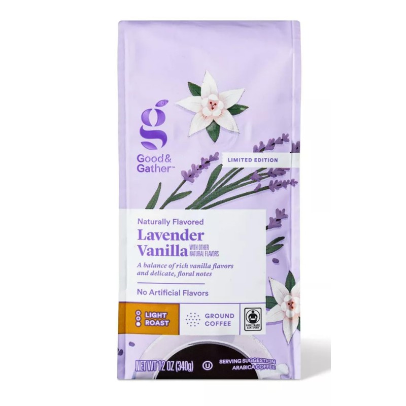 Naturally Flavored Lavender Vanilla with Other Natural Flavors Light Roast