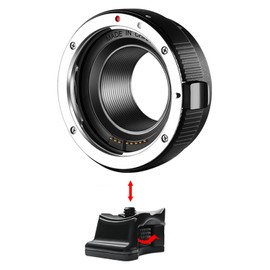EF-EOS M Lens Adapter Auto-Focus Lens Converter Ring for EF/EF-S Lens to Canon EOS-M (EF-M Mount) Cameras EOS M M2 M3 M5 M6 M10 M50 M100