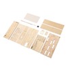 1: 130 Wooden Model Sailboat Kit for Adults Improve Hands