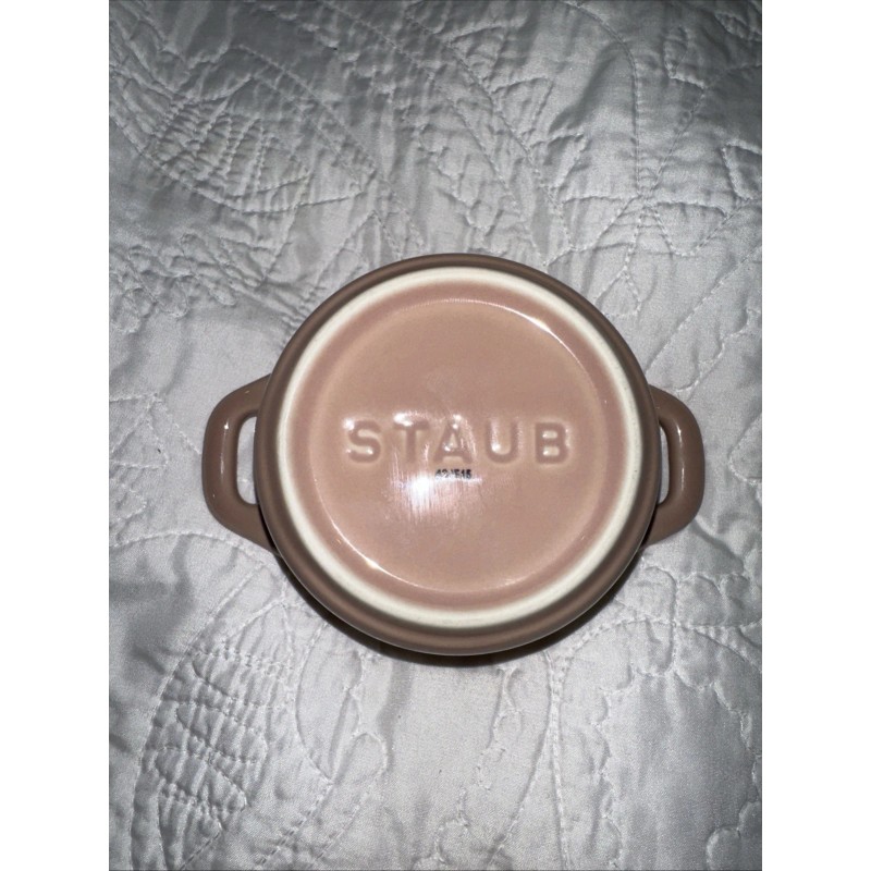 Staub New STAUB Mini La Cocotte Light Pink Ceramic Casserole