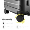 NINETYGO 24 Inch Luggage with Spinner Wheels, Checked Luggage, Large