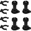 SHIERYUE 4 Pack Adjustable Furniture Feet,Adjustable Cabinet Legs for Kitchen