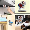 TRIOSK Christmas Magnets 3D Illusion Fridge Magnet Chipmunk with Saying