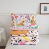 Erosebridal Floral Capybara Full Comforter for Girls,Cartoon Animal Bedding Set