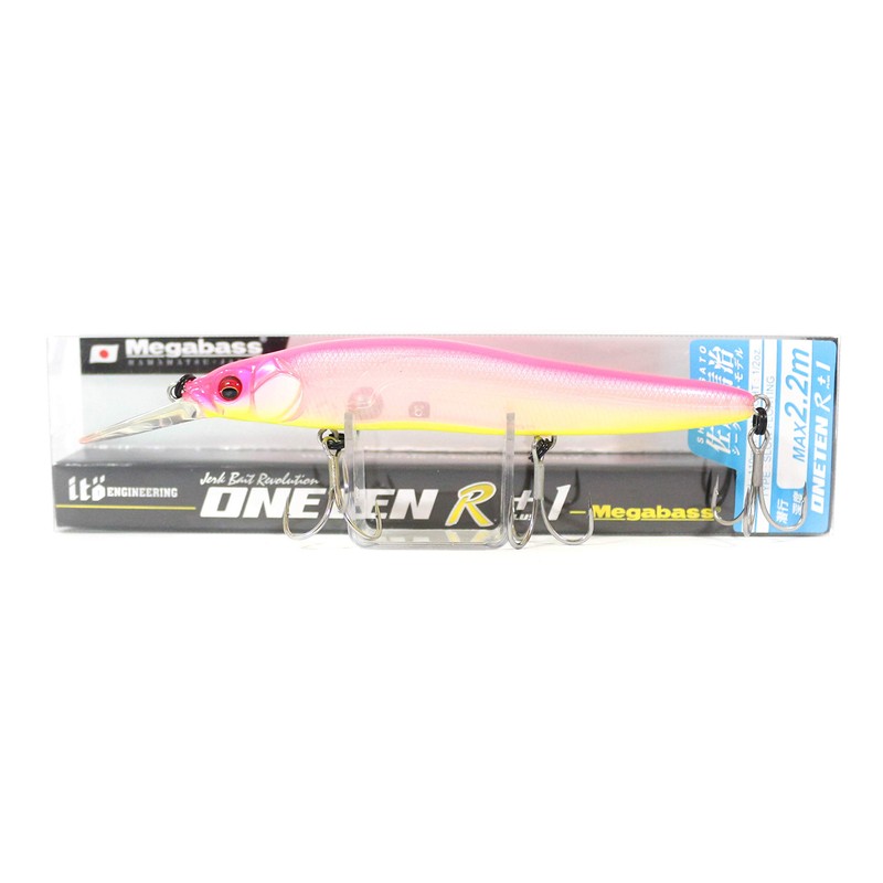 Megabass Otene R + 2.5 cm Jukito Pink Jerkbait