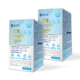 Chong Kun Dang Supercritical Astaxanthin Lutein 30 Capsules (2) / Eye Health Beta Carotene Hematococcus / 종근당 초임계 아스타잔틴 루테인 30캡슐 2개 / 눈건강 베타카로틴 헤마토코쿠스