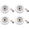 Atoplee 4 pcs Shower Door Rollers Runners Wheels - Replacement