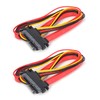 10pcs Sata Cable 7+15Pin Male to Female 22 Pin Data