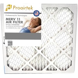 Proairtek AF18181M11SWH Model 18x18x1 Air Filter, MERV 11; Ideal for Anyone Wanting Clean, Crisp Air in Their Home