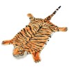 VidaXL Tapis en peluche en forme de tigre 144 cm