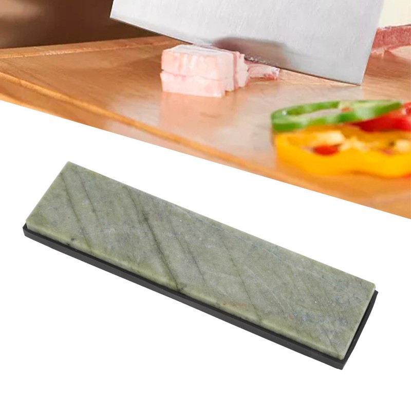 20x5x1.2cm 10000 Grit Kitchen Whetstone Natural Beryl with Base Sharpening