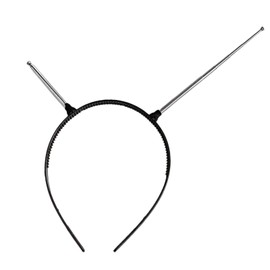 HUIFACAI Cosplay Alien Headband Scalable Antenna Shape Hair Hoop Rave Party Headpiece Hairband Party Cosplay Costume s Unisex, Black