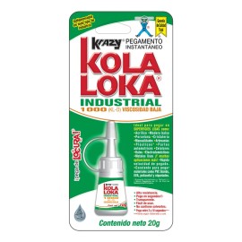 Pegamento Líquido Kola Loka Industrial KL-D 20 g para PVC y Metales