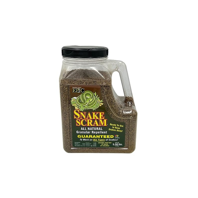Epic 02100 Snake Scram All Natural Grandular Repellent - 5.5-Lbs.