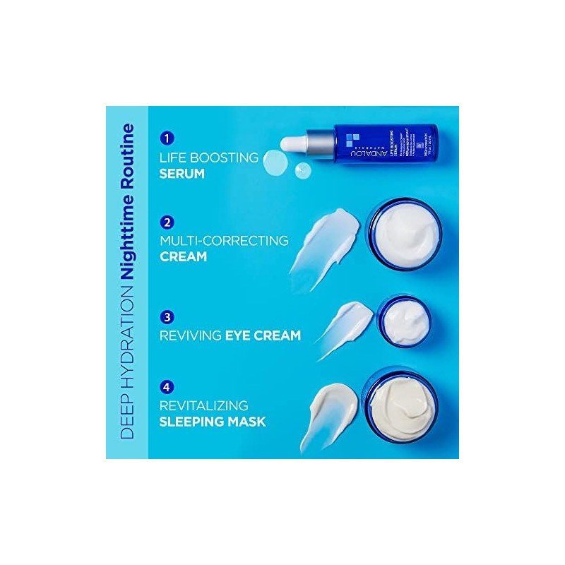 Andalou Naturals Deep Hydration Reviving Eye Cream, 0.45 Oz