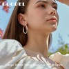 OOOPEL Silver Hoops Earrings For Women S925 Sterling Silver Post