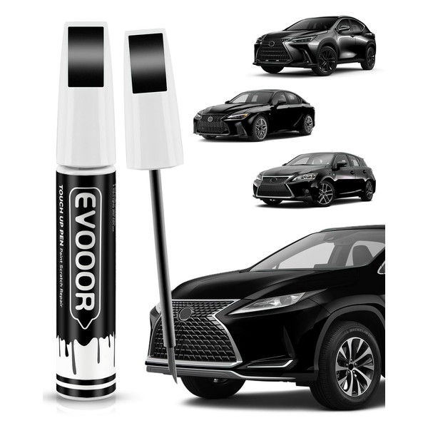 EVOOOR Obsidian(212) Touch Up Paint Compatible with Lexus Exact Match