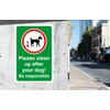 Safety First Display LTD Please clean up after your dog!