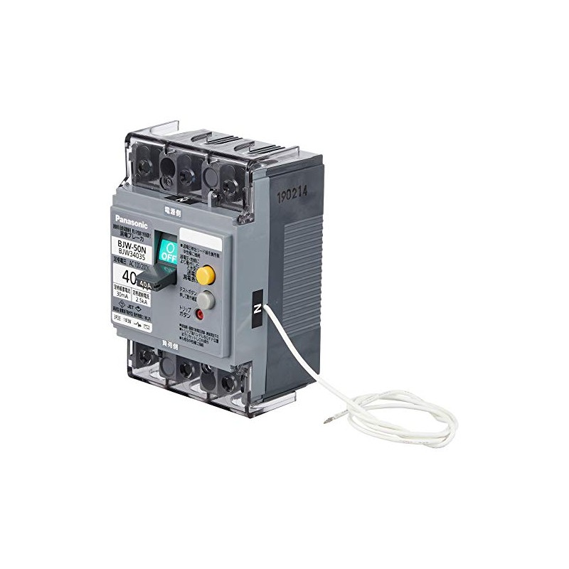 Panasonic 漏電 Breakers BJW – N Type O. C with
