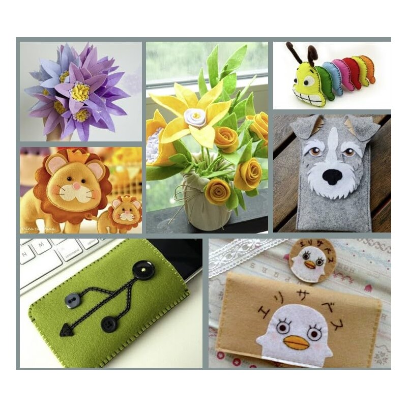 YYCRAFT 1 Yard Soft Felt by The Yard Fabric 74