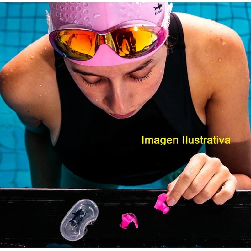Tapon Modelo Prof Rosa Para Natacion Marca Escualo