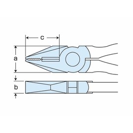 室本 鉄工 Mary 2060 – 200 Strong Crimping Pliers (Fitted)